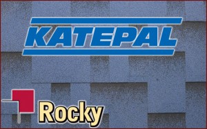 Однослойная гибкая черепица Katepal Rocky (Катепал Рокки)