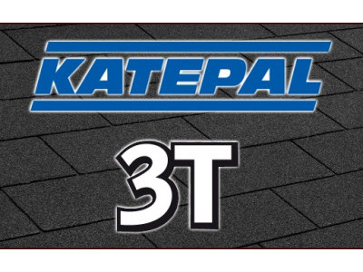 Однослойная гибкая черепица Katepal 3T (Катепал 3Т)