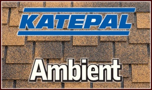 Однослойная гибкая черепица Katepal Ambient (Катепал Амбиент)